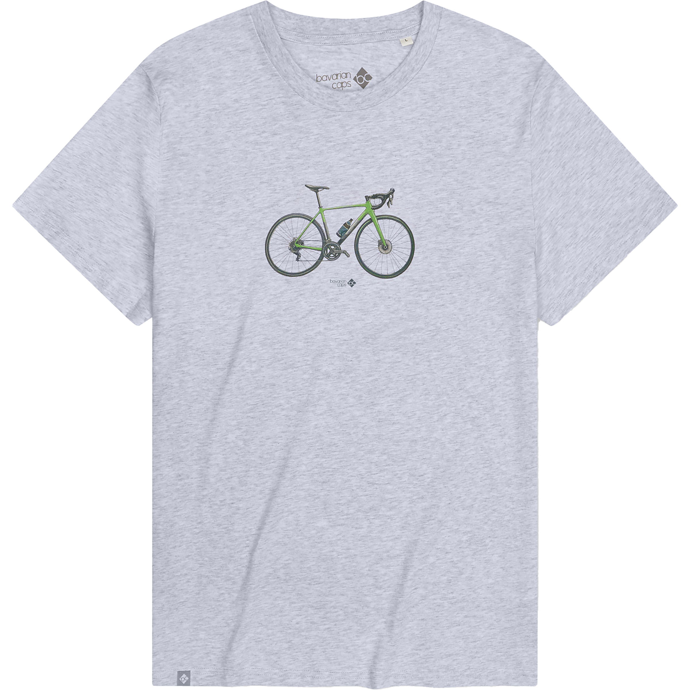 Bavarian Caps Rennradler Herren T-Shirts grau Größe M Lifestyle Hautfreundlich