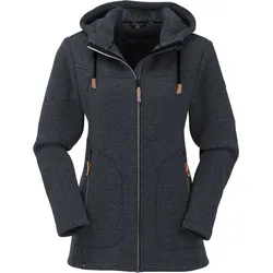 MAUL Wilde Kaiserin -Damen Strickfleecejacke schwarz - 40