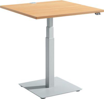 Schäfer Shop Select Beistelltisch FLEXXAS, elektrisch höhenverstellbar, ergonomisch, B 800 mm, Buche