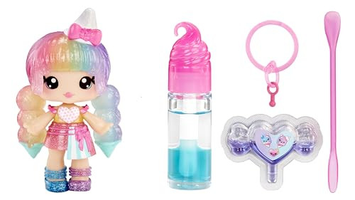 Yummiland Lip Gloss Doll Stephie Snowcone - Mystery Color Change met DIY Lip Gloss en Afneembare Sleutelhanger