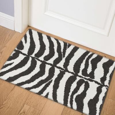 Addison Rugs Addison Indoor/ Outdoor Safari Zebra Animal Print Washable Area Rug