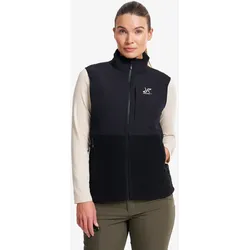 River Hybrid Fleece Vest Damen Black, Größe:XL - Damen > Oberteile > Fleece & Midlayers - Schwarz
