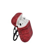 Ultron TerraTec Air Box Tasche für Kopfhöhrer Polycarbonat Croco Red Apple AirPods (306840)