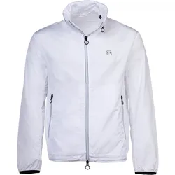 A|X ARMANI EXCHANGE Herren Windjacke - Leichte Jacke, Reißverschluss, Taschen, einfarbig Weiß / 2XL