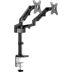 Neomounts Desk Pole Mount (Tisch, 27", 7 kg), Monitor Halterung, Schwarz
