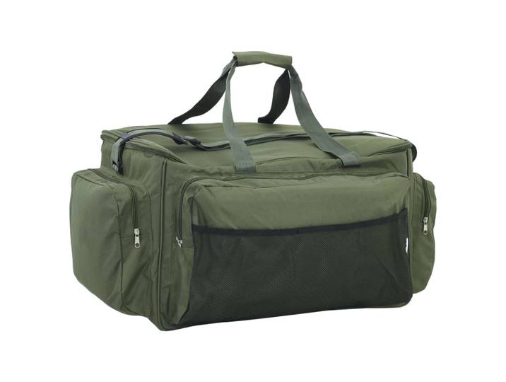 vidaXL Angeltasche Wasserdicht Dunkelgrün Oxford-Gewebe