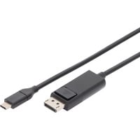 USB Gen 2 Adapterkabel USB-C > DisplayPort 4K schwarz, 2 Meter