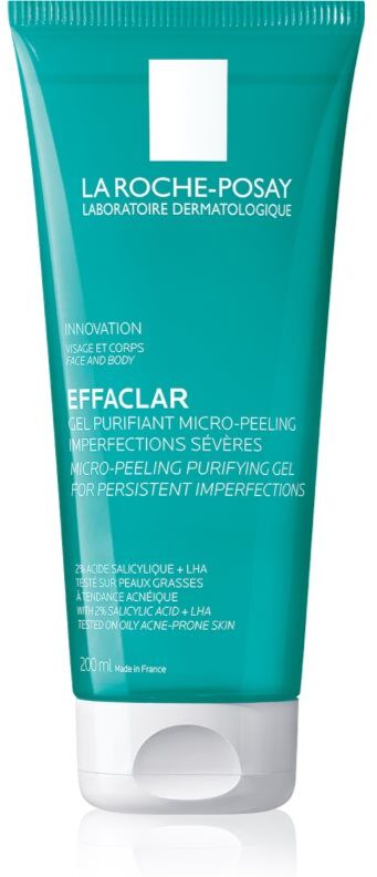 La Roche-Posay Effaclar reinigendes Peeling-Gel für fettige und problematische Haut 200 ml