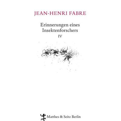 Erinnerungen eines Insektenforschers IV, Gebundene Ausgabe von Jean-Henri Fabre, Matthes & Seitz, 978-3-88221-674-5