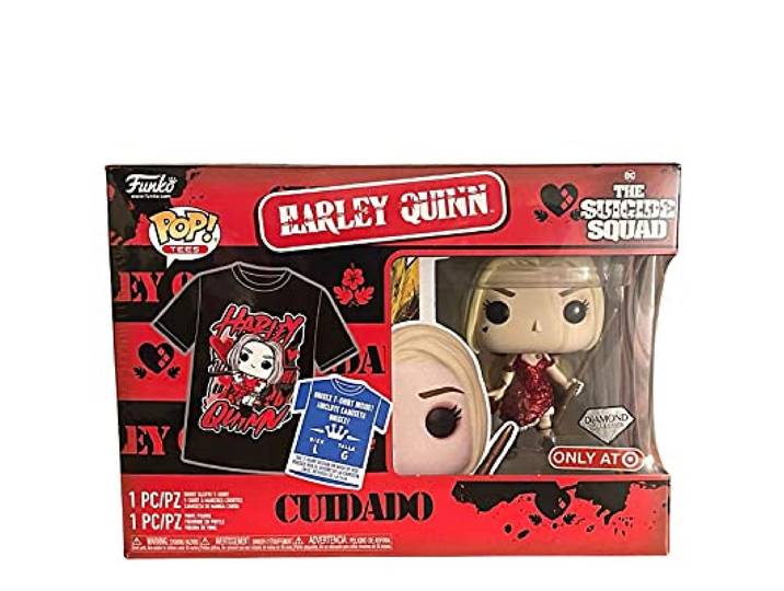 Pop Funko Collector's Box: Squad - Harley Quinn Large Tee