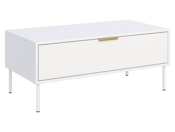 Selsey Vena – Table basse avec tiroir - blanche - 100x50 cm
