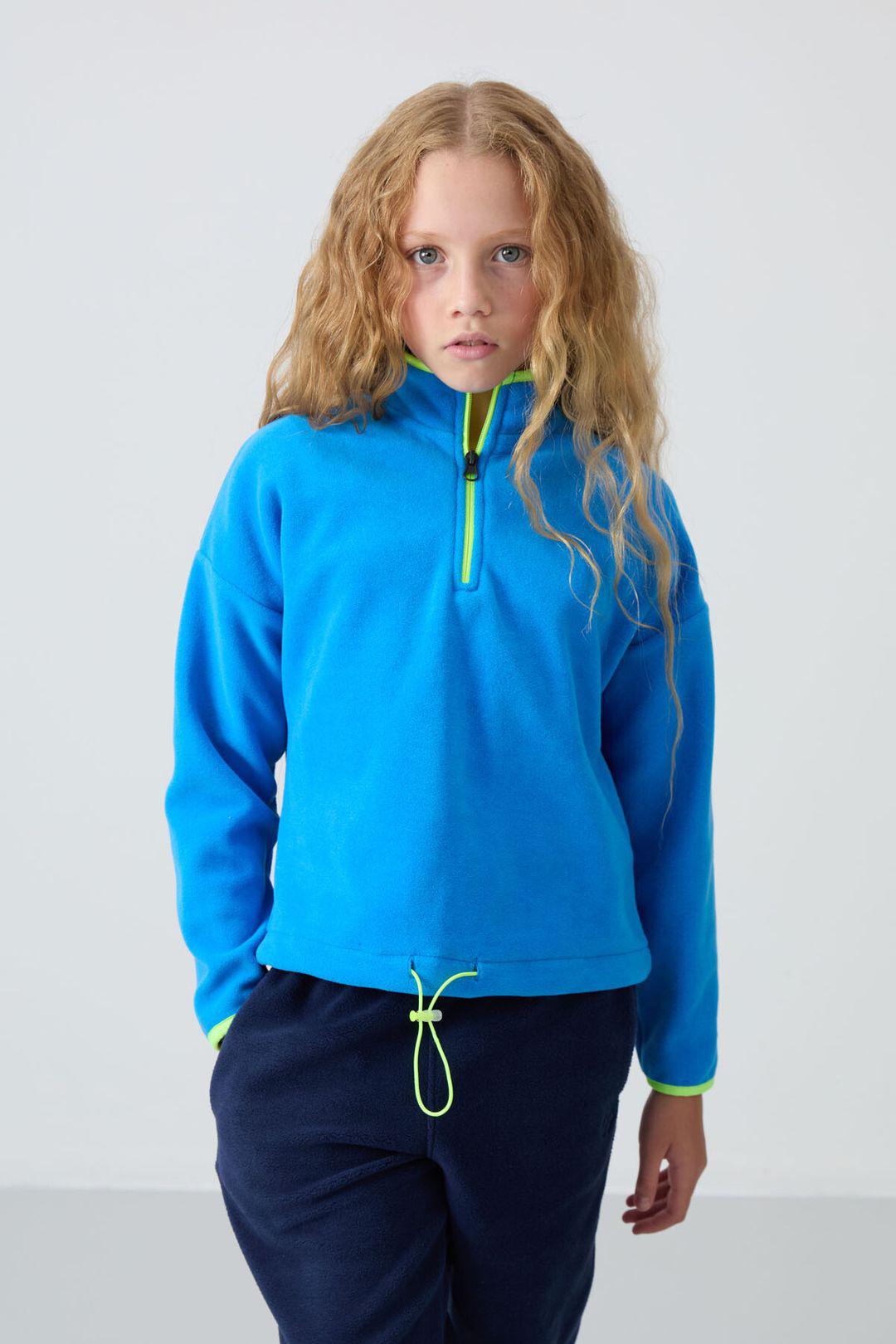 Jugend Unisex Reißverschluss Sweatshirt
