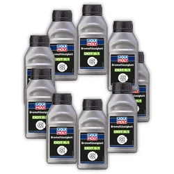 9x Bremsflüssigkeit LIQUI MOLY 21160 DOT 5.1 synt Scheiben Trommel Kupplung 250ml