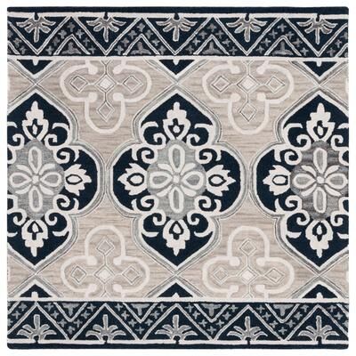 SAFAVIEH Handmade Aspen Dojka Floral Wool Rug