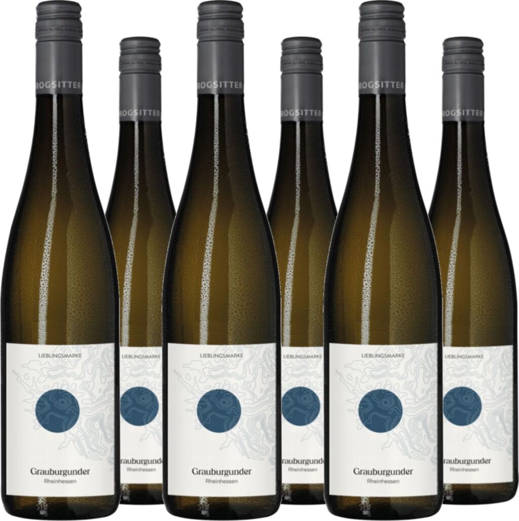 6er Vorteilspaket Grauburgunder Rheinhessen 2025 Lieblingsmarke