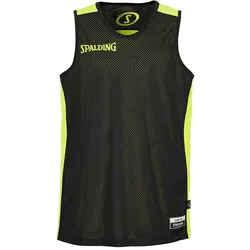 Spalding, Herren, Sportshirt, Essential Reversible Shirt (XXS), Schwarz