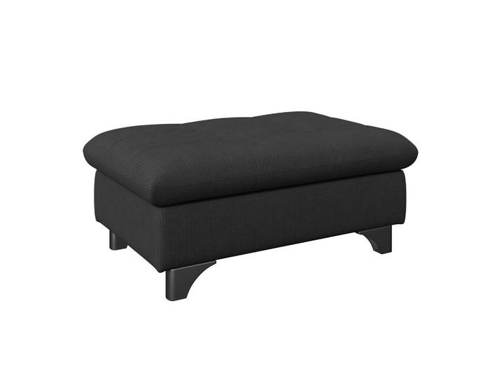 Livetastic Hocker, Schwarz, Metall, quadratisch, 108x46x108 cm, Stoffauswahl, Wohnzimmer, Hocker, Sitzhocker
