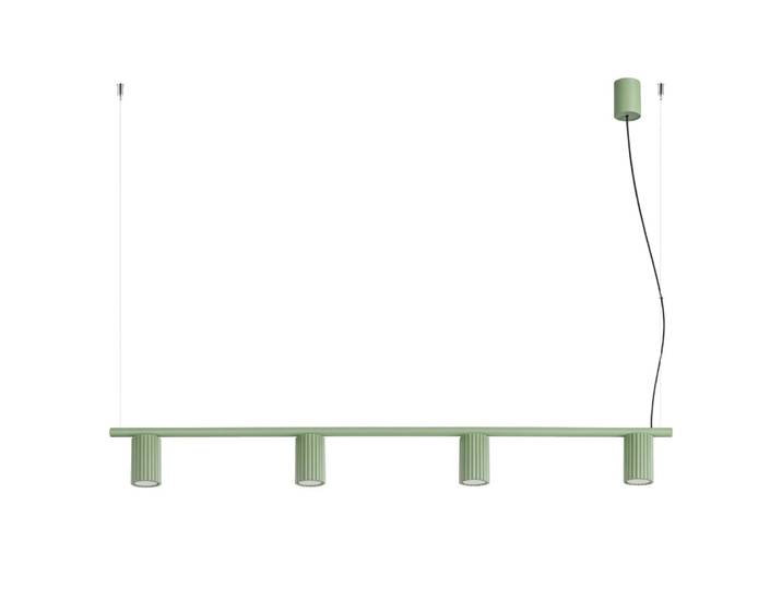 Lustre aluminium sauge h 212 cm
