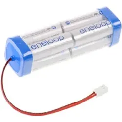 Panasonic eneloop Akkupack 9,6V / 2000mAh - F2x2x2 passend für Futaba Sender Zelle eneloop AA