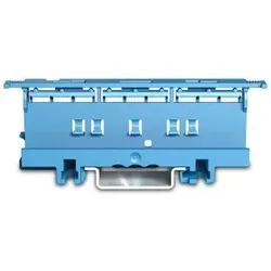 Wago 221-510/000-006 Befestigungsadapter,Serie 221 - 6 mm2,zur Montage auf TS 35/Schraubmontage,blau 221510000006  - 10 Stück