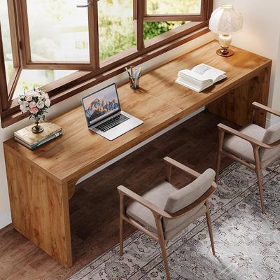 BLUEBELL 78.7 Inch Extra Long Computer Desk 2 Person, Large Double Office Desk Writing Workstation