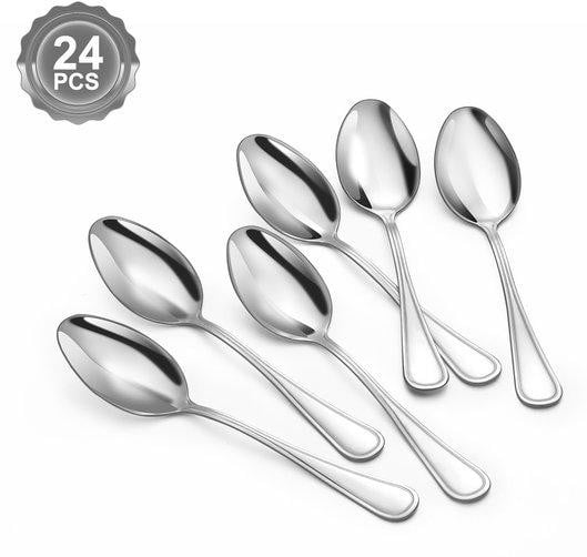 Benza Ibenzoa Roestvrijstalen theelepels, set van 24 stuks