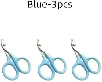 Inspired Living SafeGrip Professional Pet Nail Clipper For Cats & Small Dogs blue 3pcs