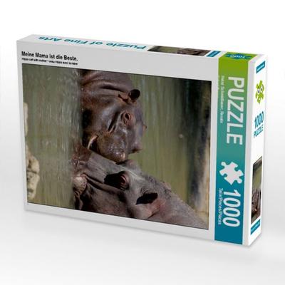 CALVENDO Puzzle Meine Mama ist die Beste. | 1000 Teile Lege-Größe 64x48cm Foto-Puzzle für glückliche Stunden