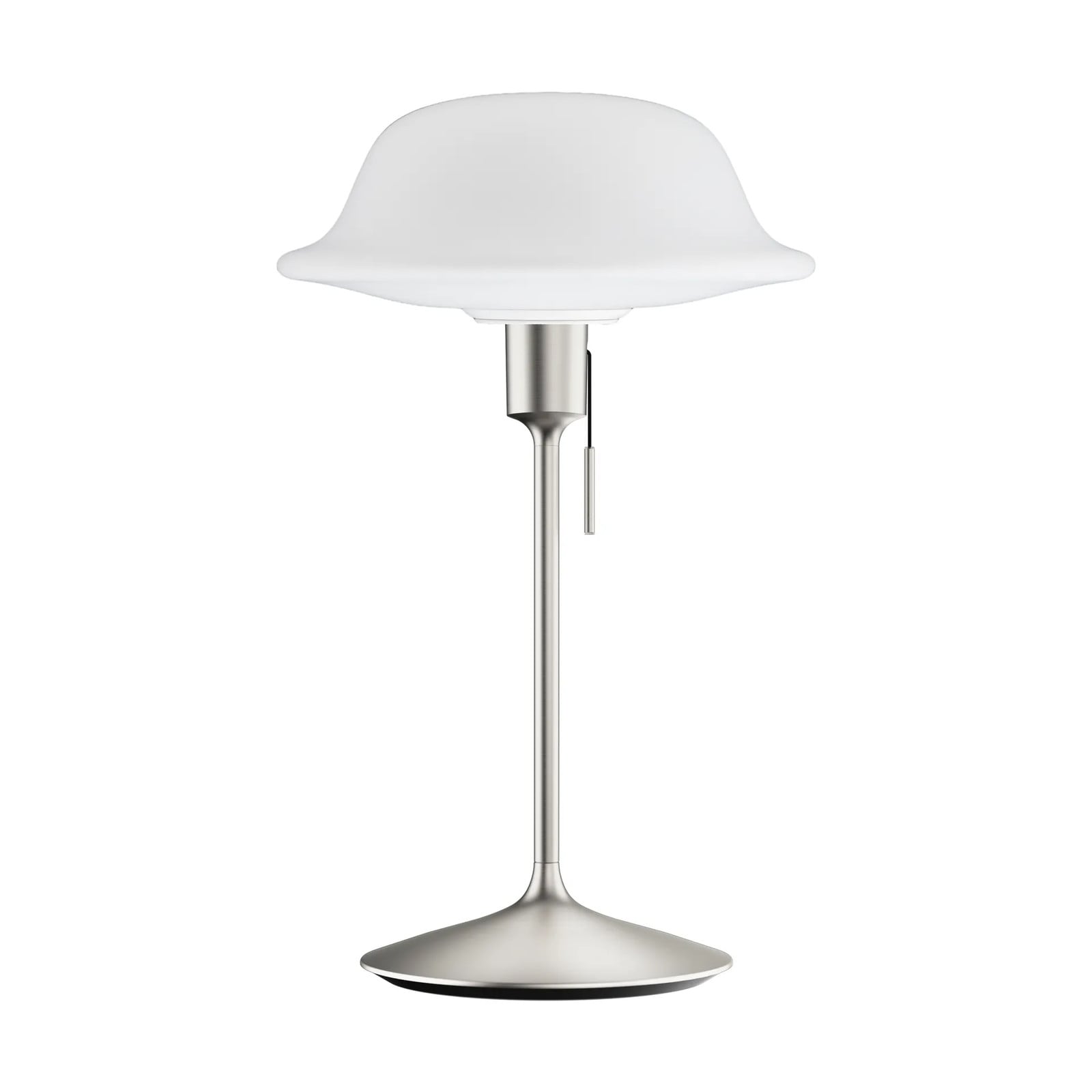 Umage Butler tafellamp Wit-geborsteld staal