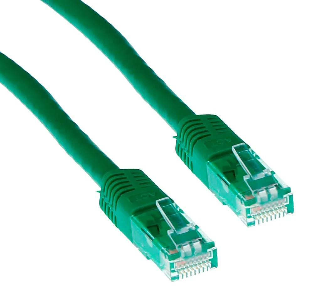 Microconnect UTP5015G Cat5e U/UTP Netwerkkabel met RJ-45 connectoren, 1,5 meter, groen