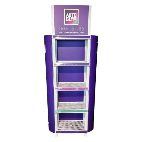 Autoglym Polar Gulvstativ med 4 hylder (SAFSDURETAILPOLAR)