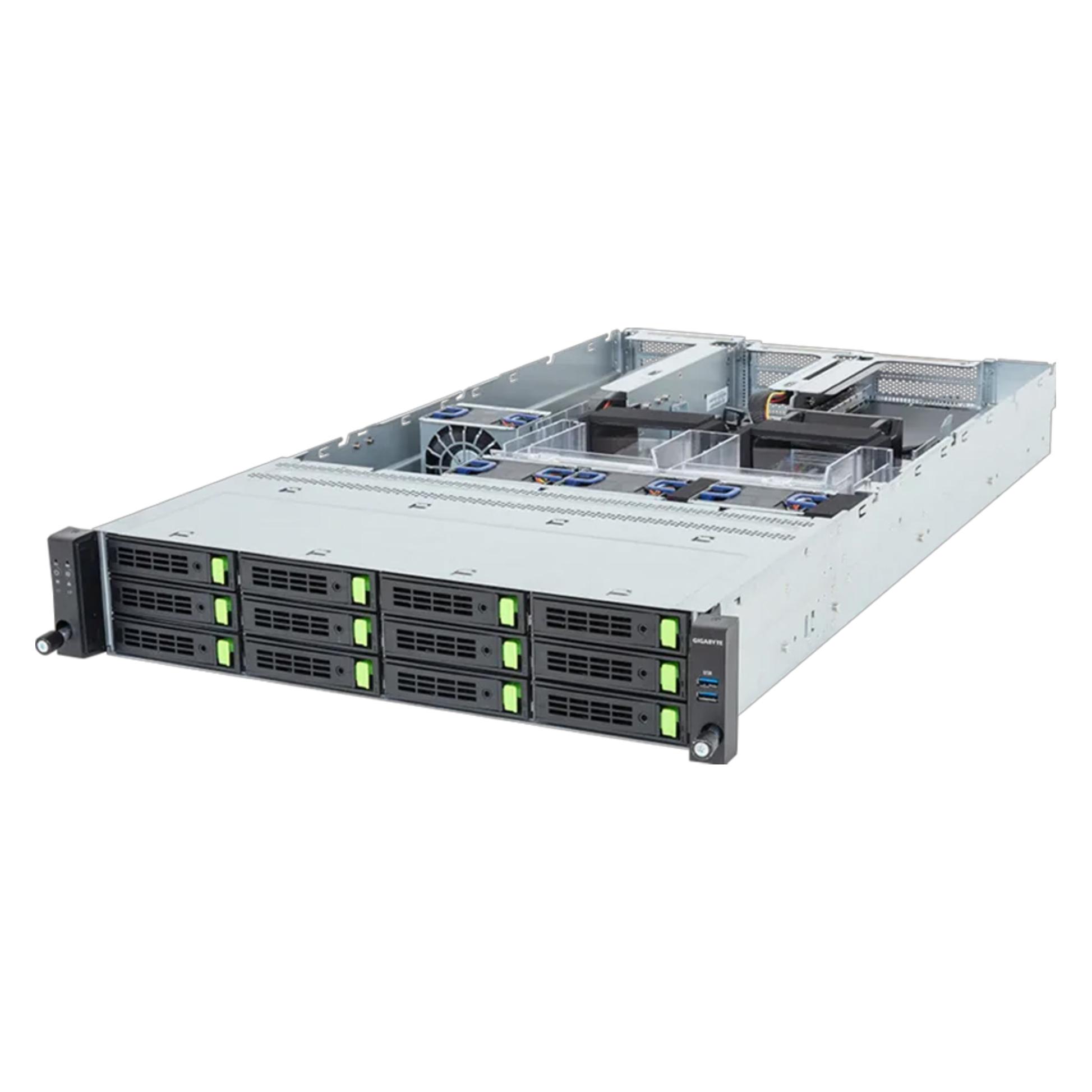 Gigabyte Barebone R263-ZG0-AAL2 (Rev. 3.x) Rack Server 2U Single Sockel SP5 6NR263ZG0DR000ACL2 (6NR263ZG0DR000ACL2)