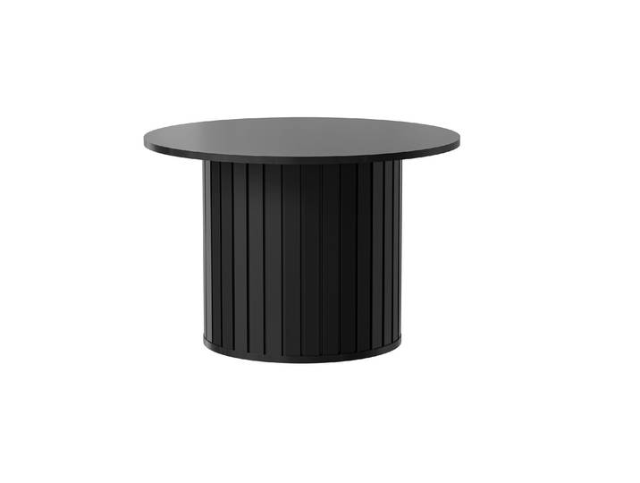Esstisch THIRA 70x70x46,7 cm, Rund, Schwarz