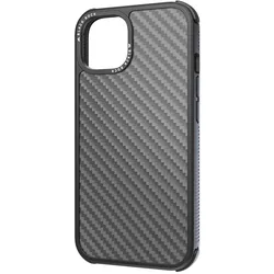 Black Rock Robust Real Carbon (Apple iPhone 13), Smartphone Hülle, Schwarz