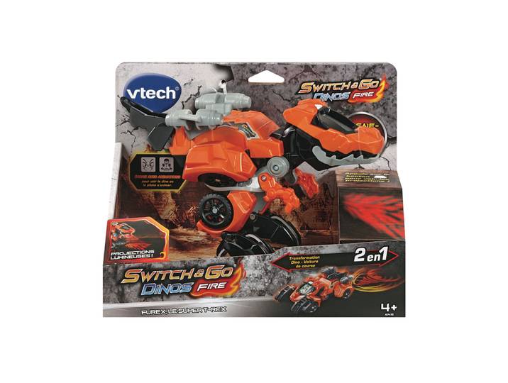 SWITCH & GO DINOS FIRE - FUREX, LE SUPER T-REX