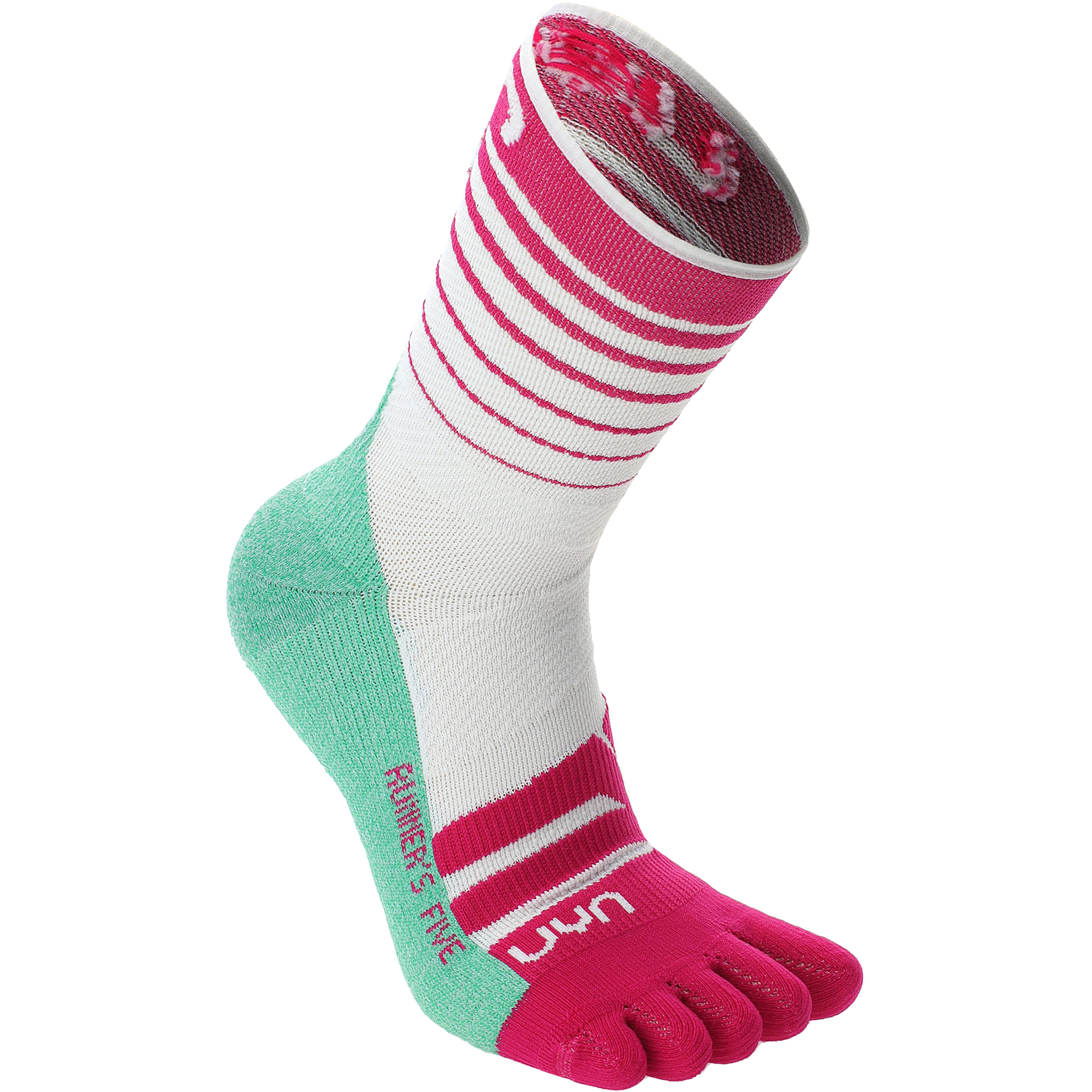 Uyn Runner's Five Damen Laufsocken rosa Größe 37 Laufen | Trailrunning Hautfreundlich