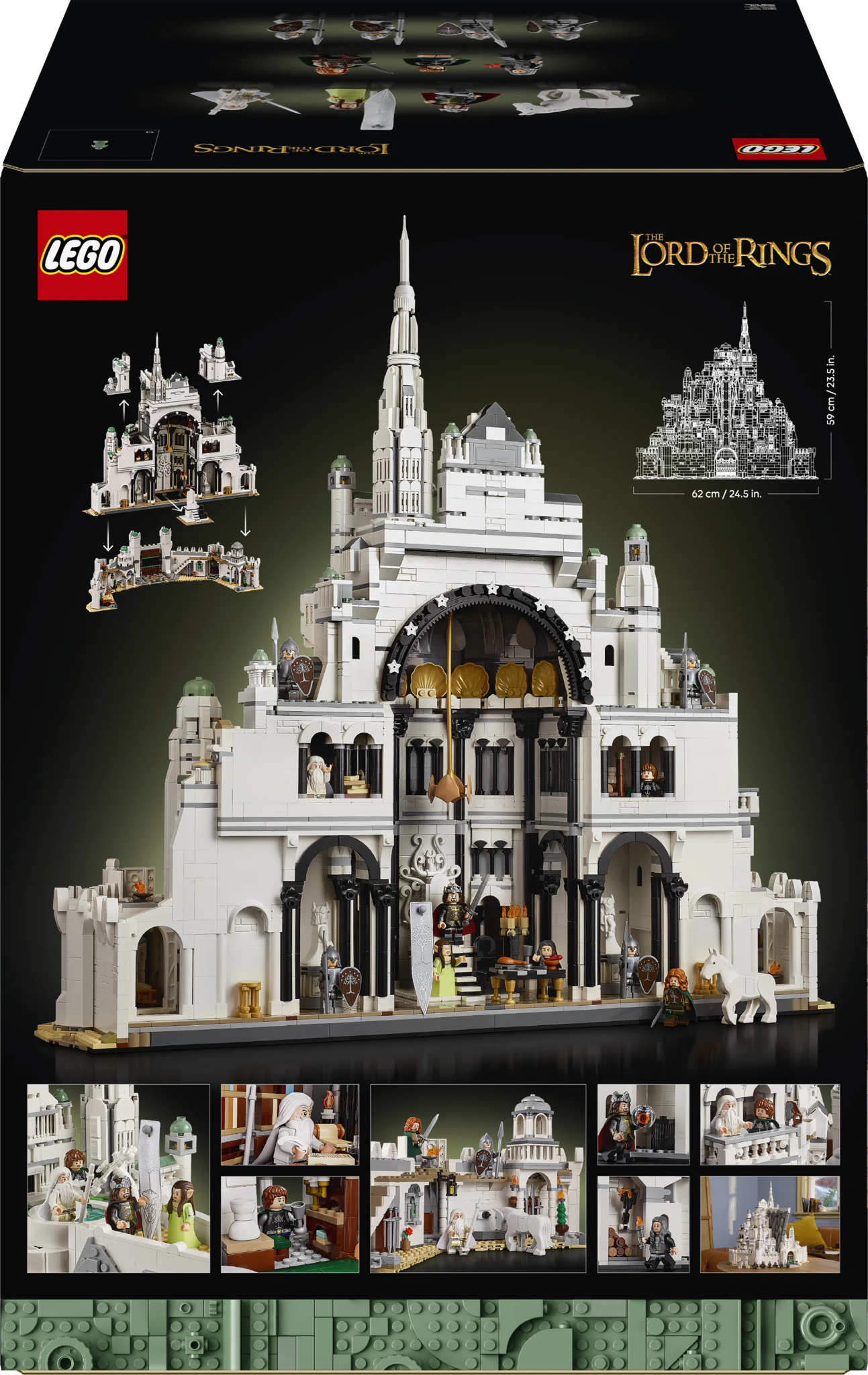 Lego Icons The Lord of the Rings: Minas Tirith 11377, New