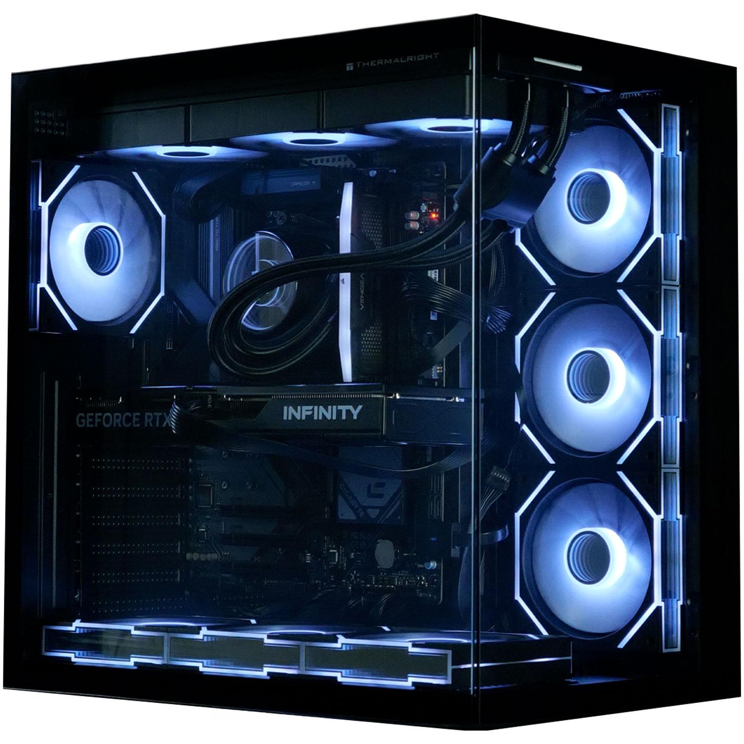 APOSTEL Gaming PC - NVIDIA RTX 5060 Ti 16GB - AMD Ryzen 5 7500F - 16GB DDR5 - 1TB NVMe SSD - WLAN & Bluetooth - schwarz