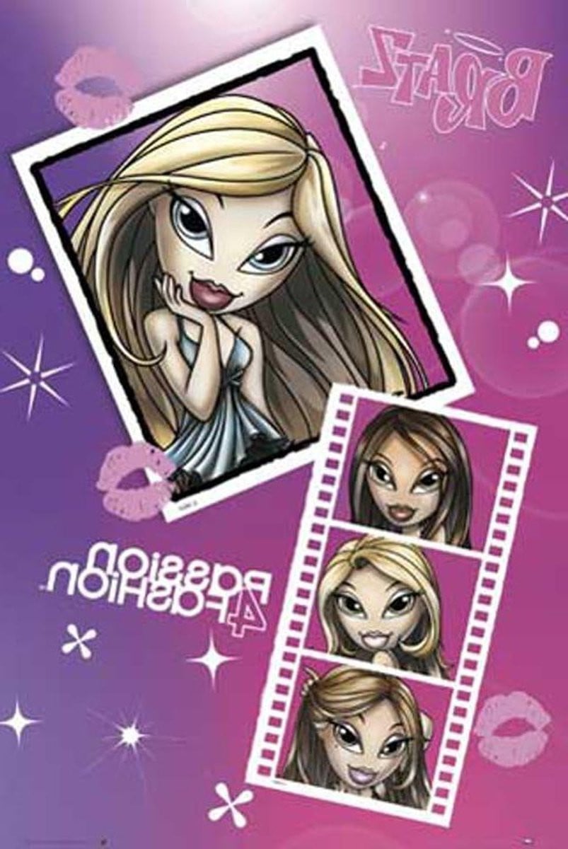 Bratz Film Poster Mode Fashion Print Muurdecoratie Zwart 61 x 91,5 cm