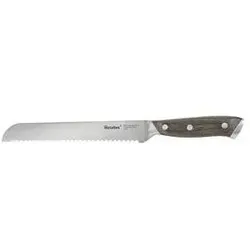 Metaltex Brotmesser Heritage, Länge: 330 mm, Holzgriff robuster, genieteter Griff aus Pakka Holz, mit hochwe, Küchenmesser