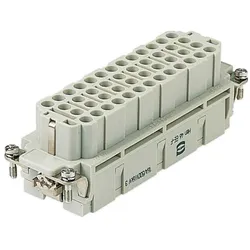 Harting Crimpanschluss, Elektronikkabel + Stecker, Grau