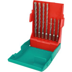 Heller-Tools Bohrer Trijet Ultimate Hammerbohrer, 27588, SDS+, 7-teiliges Set, 5 - 10 mm, Stahlbetonbohrer