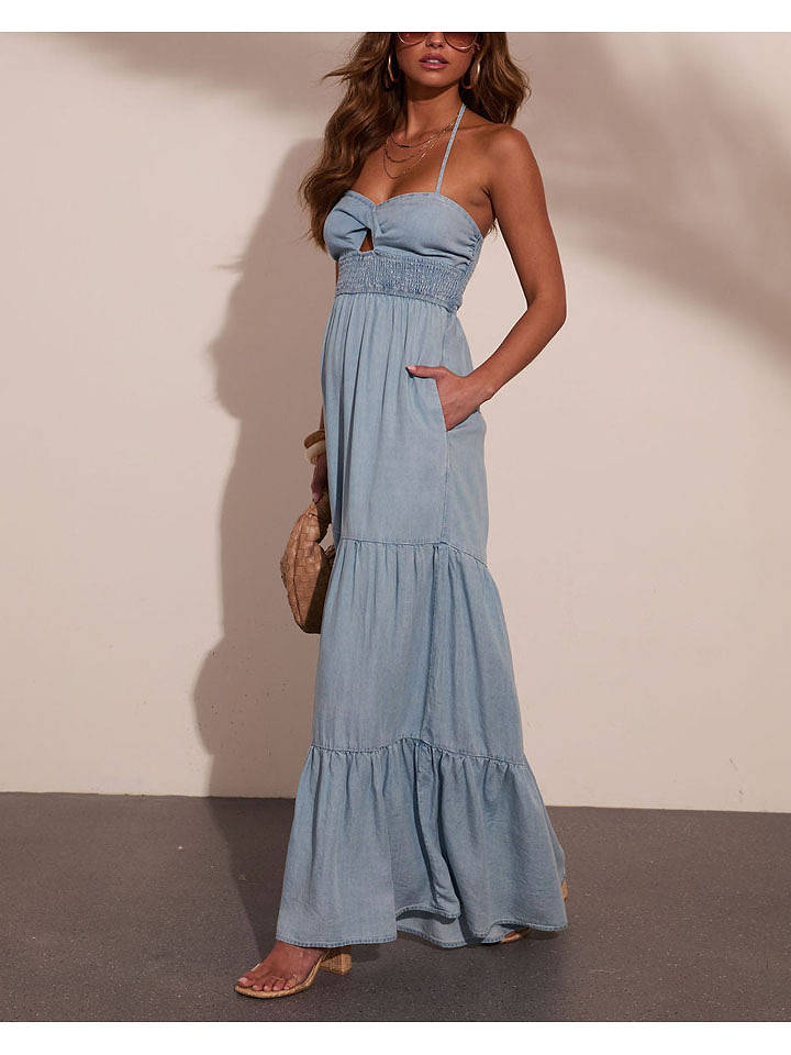 Milan Kiss Jumpsuit in Hellblau - M