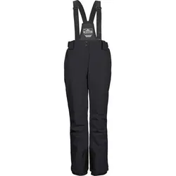 KILLTEC Damen Latzhose KSW 249 KG WMN SKI PNTS_ERIELL, Größe 19 in Schwarz Schwarz