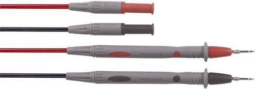 Rigol LEAD-DMM Sicherheits-Messleitungs-Set Lamellenstecker 4mm Prüfspitze 1.20m Schwarz, Rot 1St.