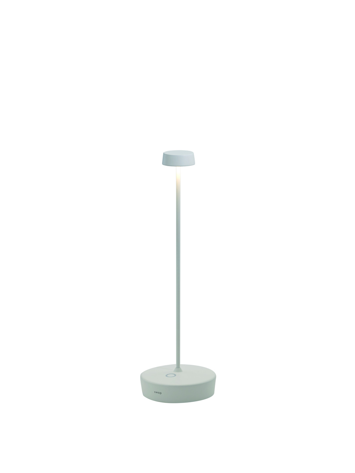 Zafferano Swap tafellamp - Oplaadbare LED-buitenlamp - Wit - Hoogte: 32,5 cm