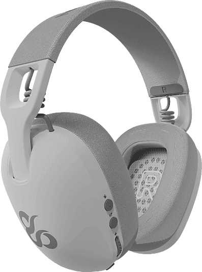 Auriculares gaming - Newskill Bael, Supraaurales, Bluetooth, Ultraligeros, 48h Autonomía, Micrófono, Blanco