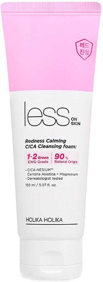 HOLIKA HOLIKA Less On Skin Redness Calming CICA Cleansing Foam 150ml
