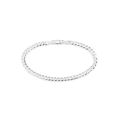 Armband BRUNO BANANI "Schmuck Geschenk Silber 925 Armschmuck Armkette Panzerkette" Gr. 19, silber (silberfarben), Armbänder, Herren, 19, Silber 925 (Sterlingsilber), Armband