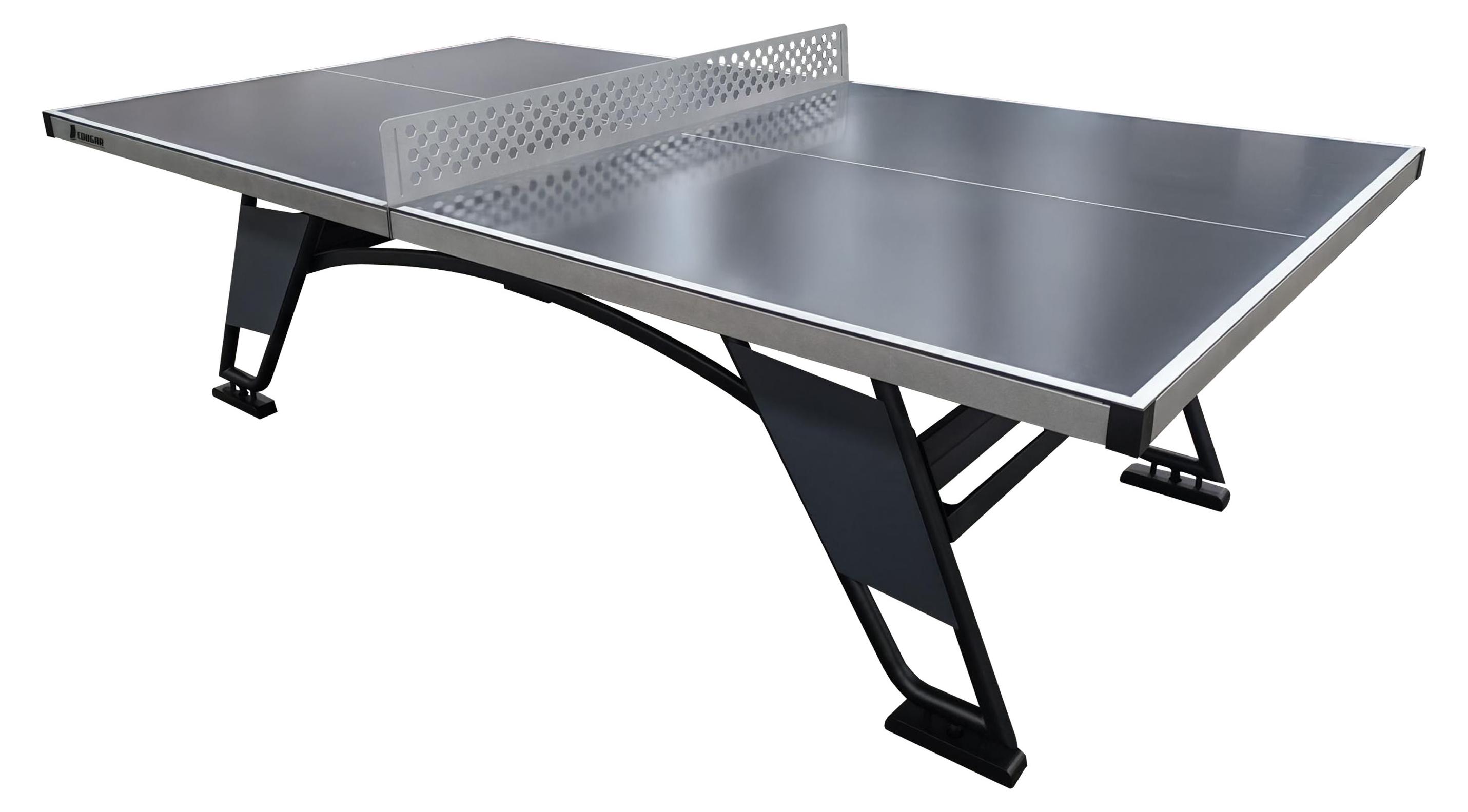 Cougar Tischtennisplatte Premium 2800 Outdoor, Grau - inkl. Netz